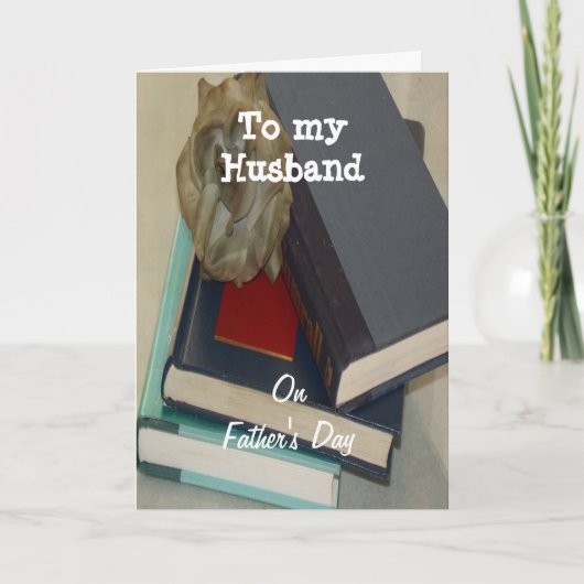 Naar mijn man op Vaderdag Kaart (Voorkant)