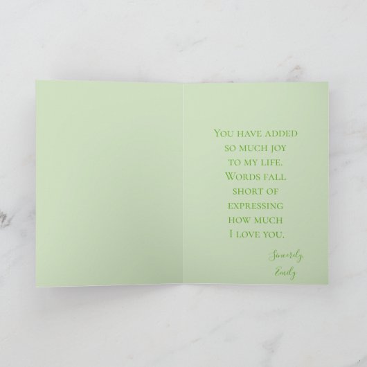 Naar mijn man op Vaderdag Kaart (Binnen)