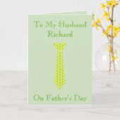 Naar mijn man op Vaderdag Kaart (Gele Bloem)