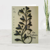 Naar mijn man op Vaderdag Kaart (Voorkant)