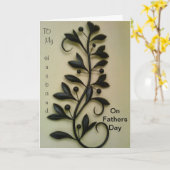 Naar mijn man op Vaderdag Kaart (Gele Bloem)