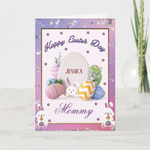 Naar mijn moeder op de Paasdag Holiday Kaart