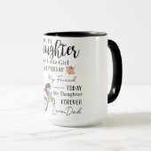 Naar mijn Mok van de Dochtere Koffie, beste cadeau (Voorkant rechts)