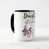 Naar mijn Mok van de Dochtere Koffie, beste cadeau (Voorkant links)