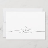 Naar mijn mooie Nan op mijn huwelijksdag (Voorkant)