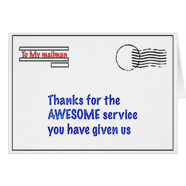 naar mijn postbode (Voorkant Horizontaal)