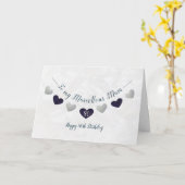 Naar mijn prachtige moeder 80ste verjaardag kaart (Gele Bloem)