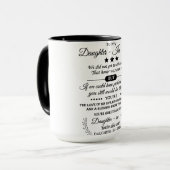 Naar mijn schoondochter-in-law Mok (Voorkant links)