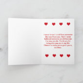 Naar mijn speciale iemand Wenskaart Feestdagen Kaart (Binnen)