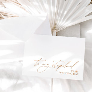 "Naar mijn stiefvader op mijn trouwdag" bericht Ka