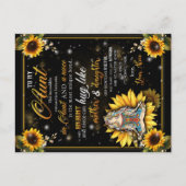 Naar mijn tante Gift, Cute Sunflower Gift van Niec Aankondigingskaart (Voorkant)