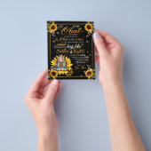 Naar mijn tante Gift, Cute Sunflower Gift van Niec Flyer (Hand)