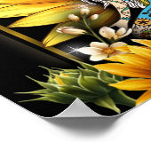 Naar mijn tante Gift, Cute Sunflower Gift van Niec Poster (Hoek)