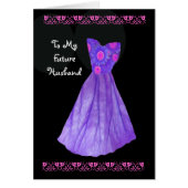 Naar mijn toekomstige man - Paarse dress (Voorkant)