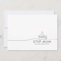 Naar mijn vader en Stap-Mum Wedding Day Message