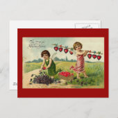 Naar mijn Valentijn (12) Feestdagenkaart (Voorkant / Achterkant)