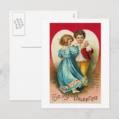 Naar mijn Valentijn (14) Feestdagenkaart (Voorkant / Achterkant)