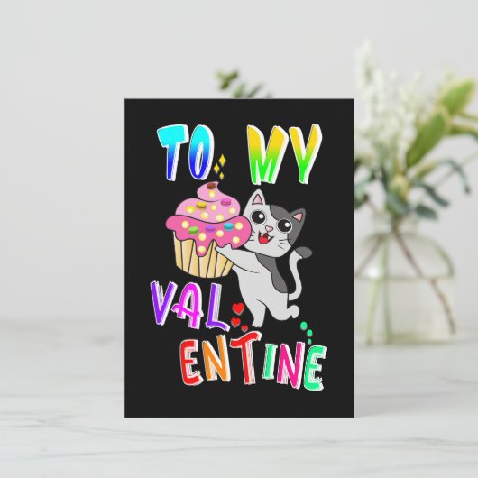 Naar mijn Valentijn Aankondiging (Staand voorkant)