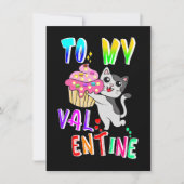 Naar mijn Valentijn Aankondiging (Voorkant)