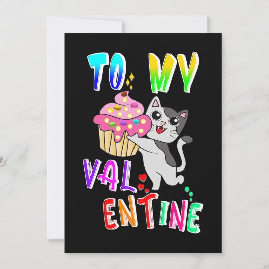 Naar mijn Valentijn Aankondiging (Voorkant)