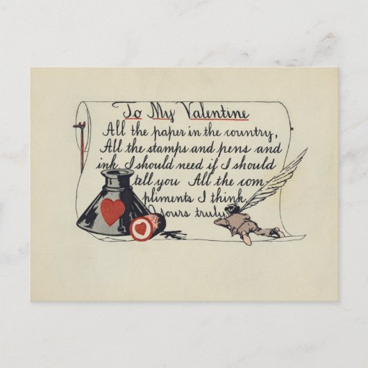 Naar mijn Valentijn Briefkaart (Voorkant)