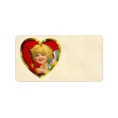 Naar mijn Valentijn Etiket (Voorkant)