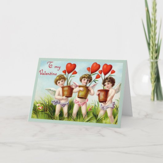 Naar mijn Valentijn Feestdagen Kaart (Voorkant)