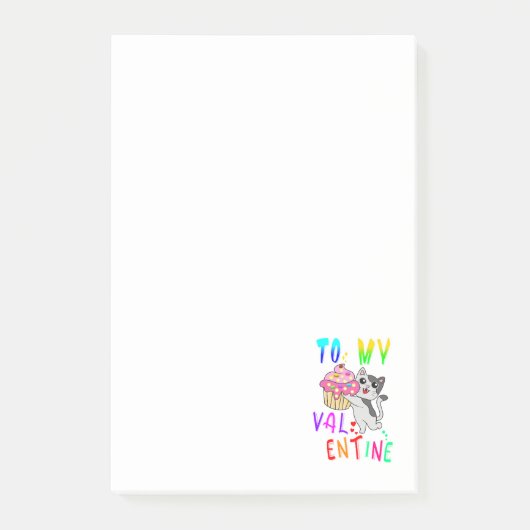 Naar mijn Valentijn Post-it® Notes (Voorkant)
