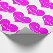Naar mijn Valentijn roze papier voor het oppakken (Hoek)