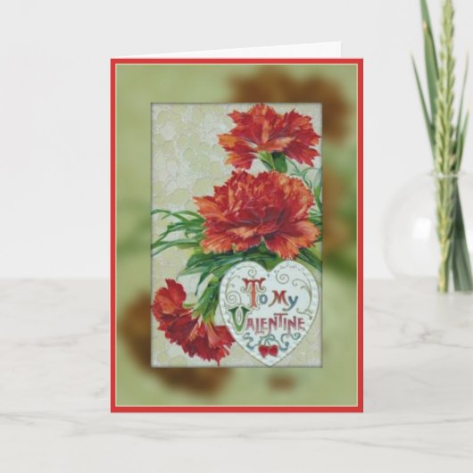 Naar mijn Valentijn - Valentijn Kaart (Voorkant)