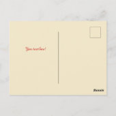 Naar mijn Valentijn  Victoriaans Valentijnsdag Briefkaart (Achterkant)