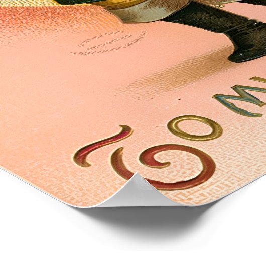 Naar mijn Valentijn  Victoriaans Valentijnsdag Poster (Hoek)