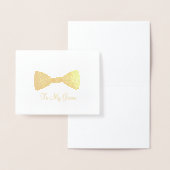 Naar mijn Verloving Bokje Stropdas Bowtie Folie Kaarten (Display)