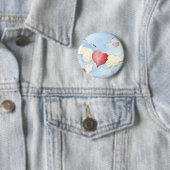 **naar mijn vrienden met liefde** ronde button 5,7 cm (In situ)