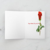 Naar mijn vriendin op Valentijnsdag Feestdagen Kaart (Binnen)