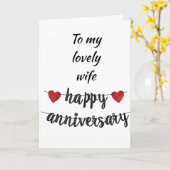 NAAR MIJN **VROEG WIFE** OP ONS JUBILEUM KAART (Gele Bloem)