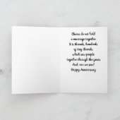 NAAR MIJN **WIFE** OP **ONZE JUBILEUM** KAART (Binnen)