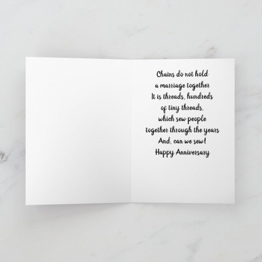 NAAR MIJN **WIFE** OP **ONZE JUBILEUM** KAART (Binnen)