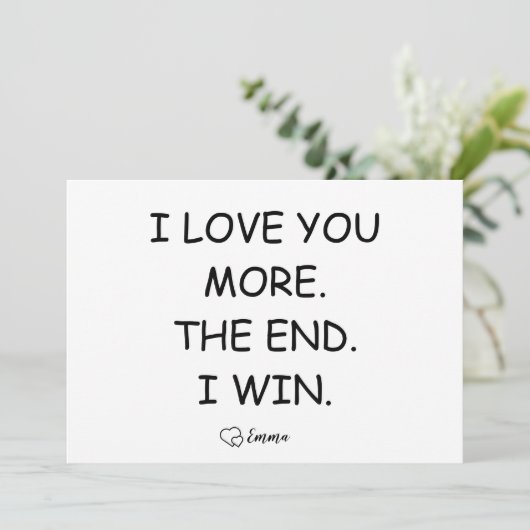 Naar mijn zielenzus Funny Birthday Kaart met beric (Staand voorkant)