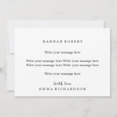 Naar mijn zielenzus Funny Birthday Kaart met beric (Achterkant)