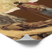 Naar mijn zoon Gift, Tiger Lovers, brief aan zoon  Poster (Hoek)