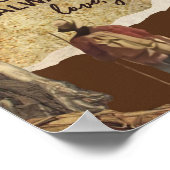 Naar mijn zoon Gift, Tiger Lovers, brief aan zoon  Poster (Hoek)