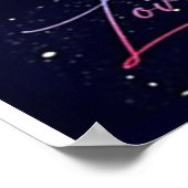 Naar mijn zuster Lady Girl Gift, zuster Birthday G Poster (Hoek)