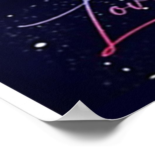 Naar mijn zuster Lady Girl Gift, zuster Birthday G Poster (Hoek)