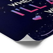 Naar mijn zuster Lady Girl Gift, zuster Birthday G Poster (Hoek)