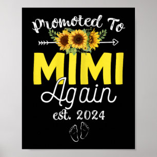 Naar Mimi opnieuw EST 2024 zwangerschapsaankondigi Poster