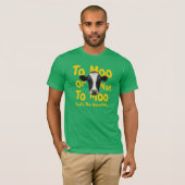 Naar Moo of niet naar Moo Funny Cow T-Shirt (Voorkant volledig)