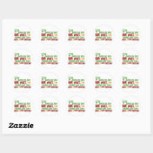 Naar Mountain Bike Ronde Sticker (Vel)