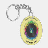 Naar muziekmaatwerk sleutelhanger (Voorkant Links)