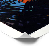 Naar Nassau vliegen met Clipper Vintage Travel Poster (Hoek)